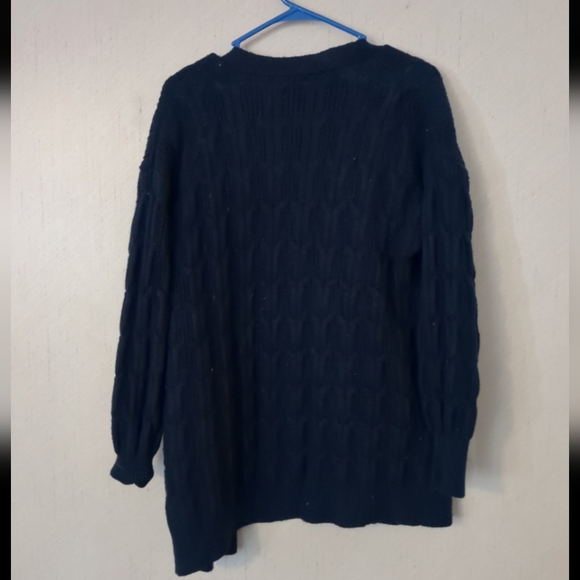 Cozy dark blue sweater - Picture 3 of 3